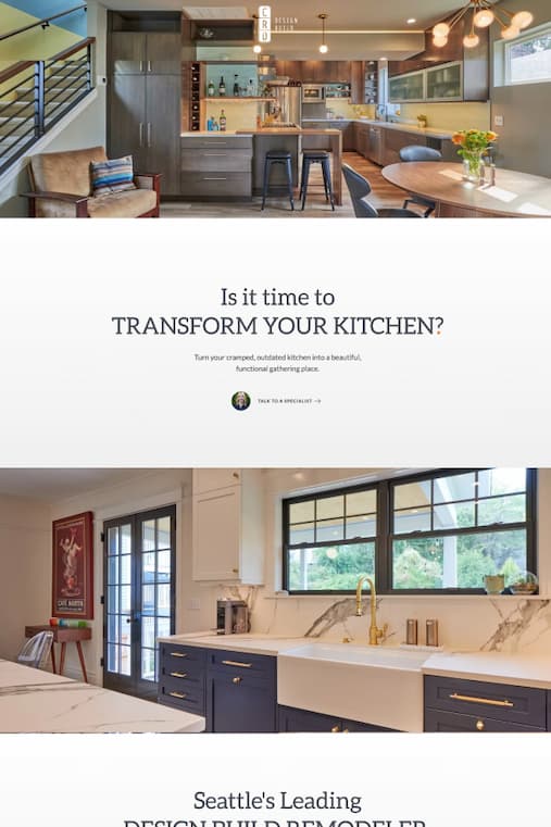 CRD Design Build website