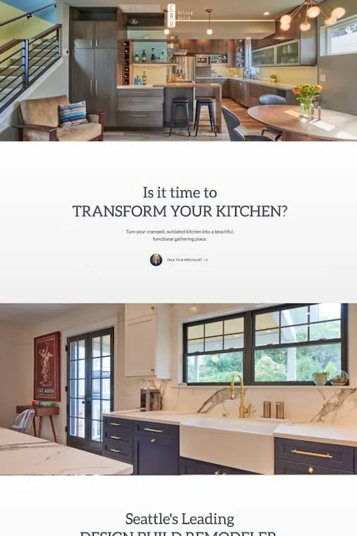 CRD Design Build website